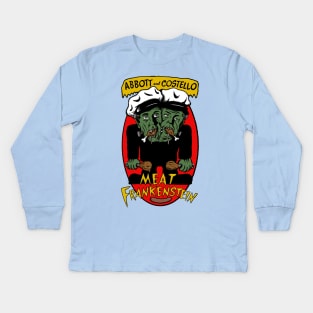 Abbot and Costello: Meat Frankenstein Kids Long Sleeve T-Shirt